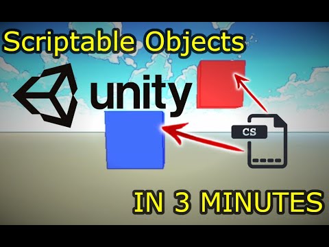 Unity Scriptable Objects in 3 Minutes ⏱️