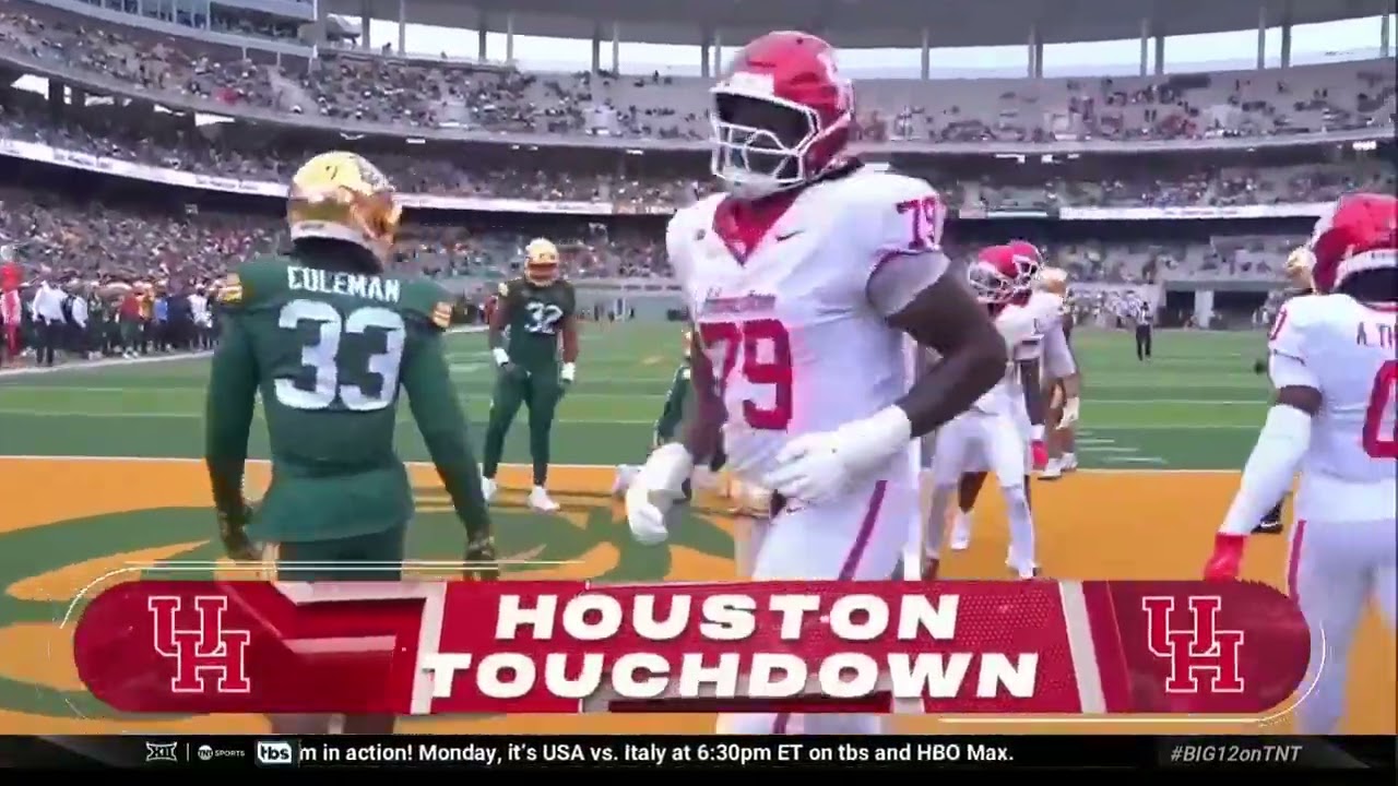 Houston Edges Baylor 31-24 in Waco π