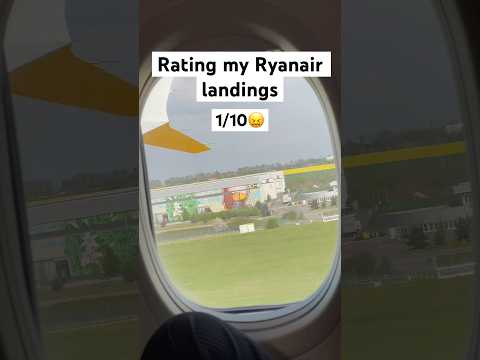 Rating all of my Ryanair landings from the last year💥 #landing#ryanairlanding#ryanair#hardlanding