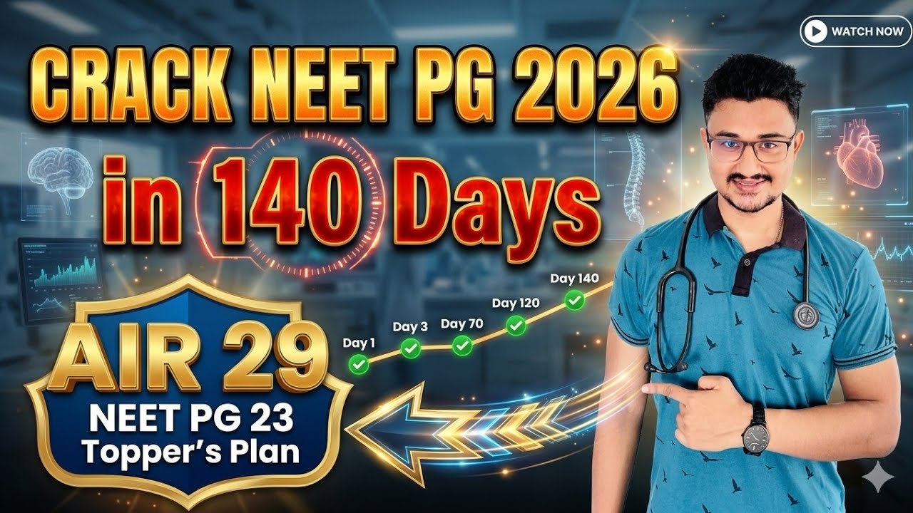 Crack NEET PG 2026 from Scratch with Tips 🩺
