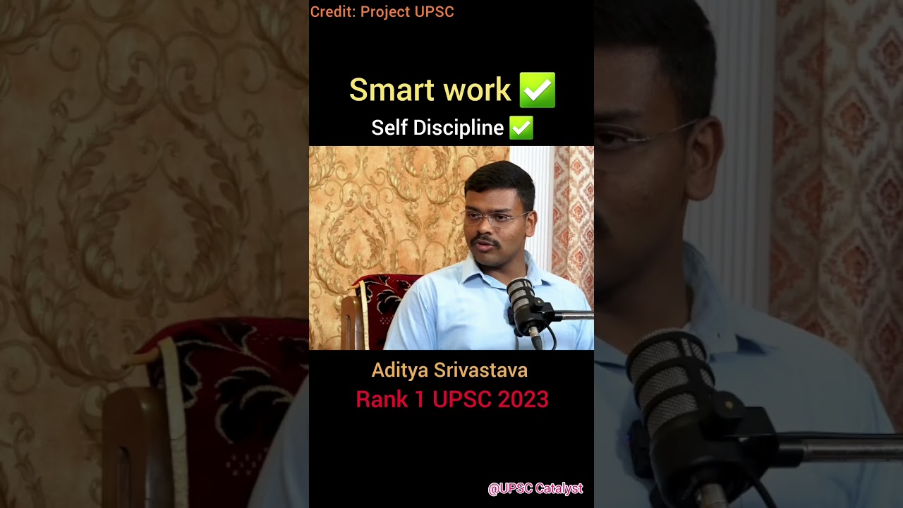 UPSC Topper Aditya Srivastava: A Journey to Success