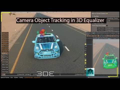 Camera Object Tracking in 3D Equalizer | Object Tracking in 3D Equalizer