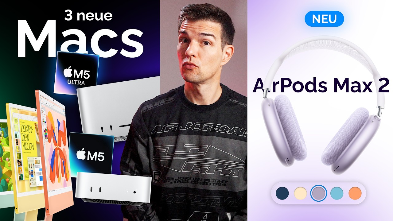 AirPods Max 2 & 3 Neue Macs Angekündigt! 🔥
