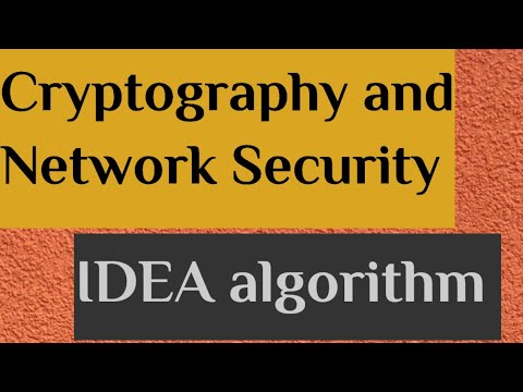 IDEA algorithm in cryptography and network security