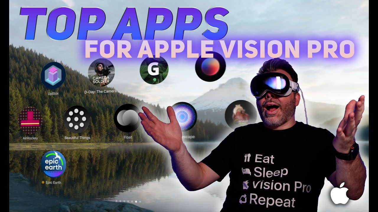 10 Top 10 Apps for Apple Vision Pro 📱