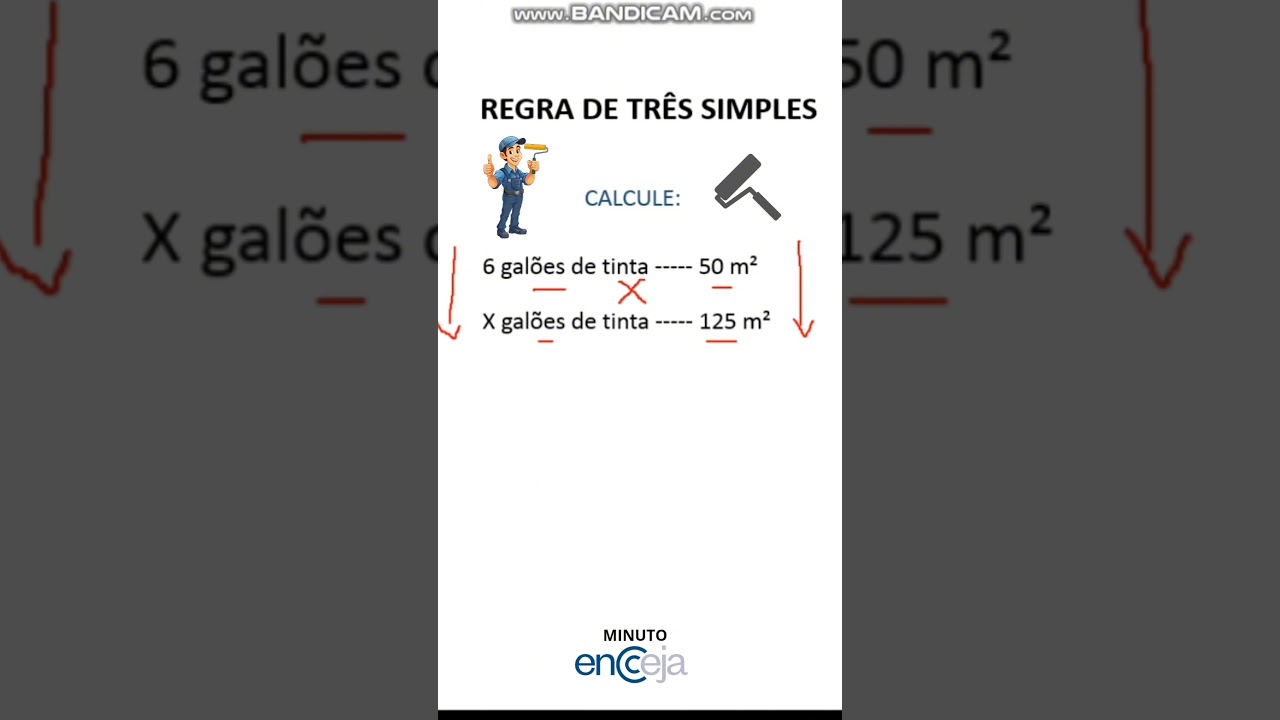 Minuto Encceja: Domine a Regra de Três Simples em Matemática 🧮
