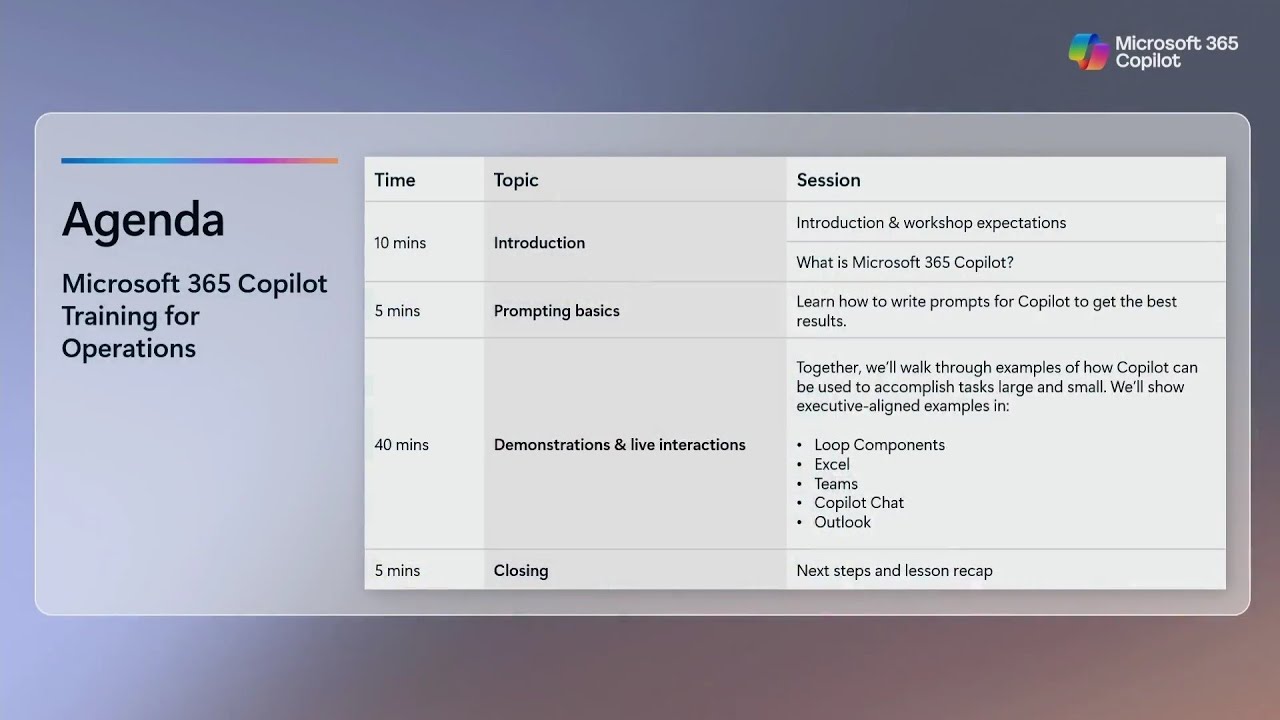 Microsoft 365 Copilot Ops Training 🚀