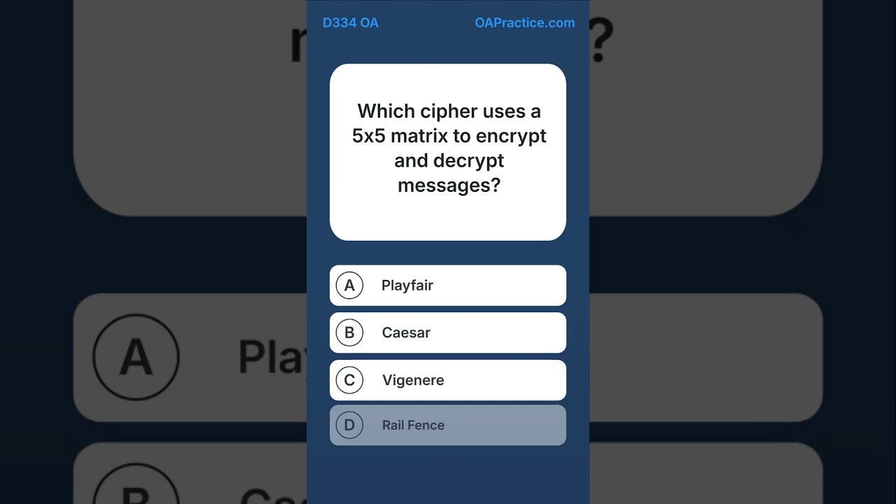 Can You Solve This? 🔥 Most Tricky WGU D334 OA Question!