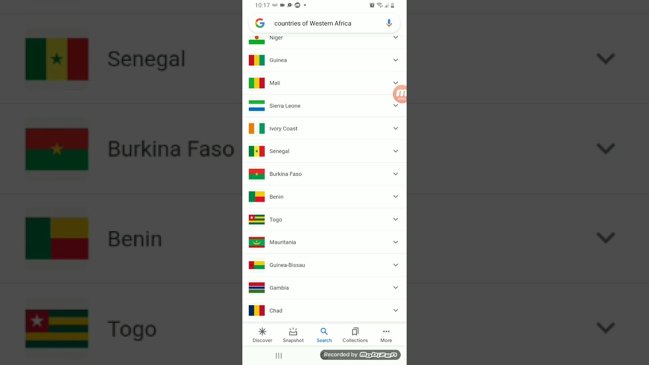 Countries of Western Africa