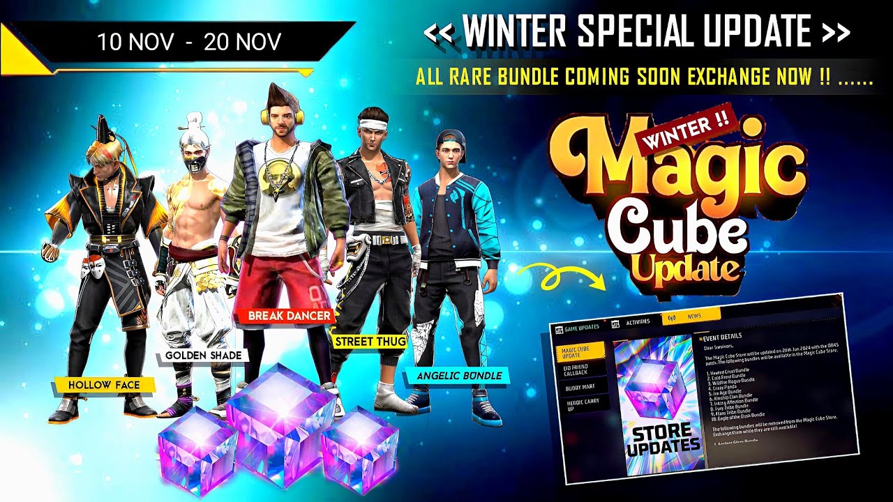 Next Magic Cube Bundle, Magic Cube Store Update 🥳🤯| Free Fire New Event| Ff New Event| New Event Ff