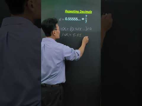 Changing Repeating Decimal to Fraction