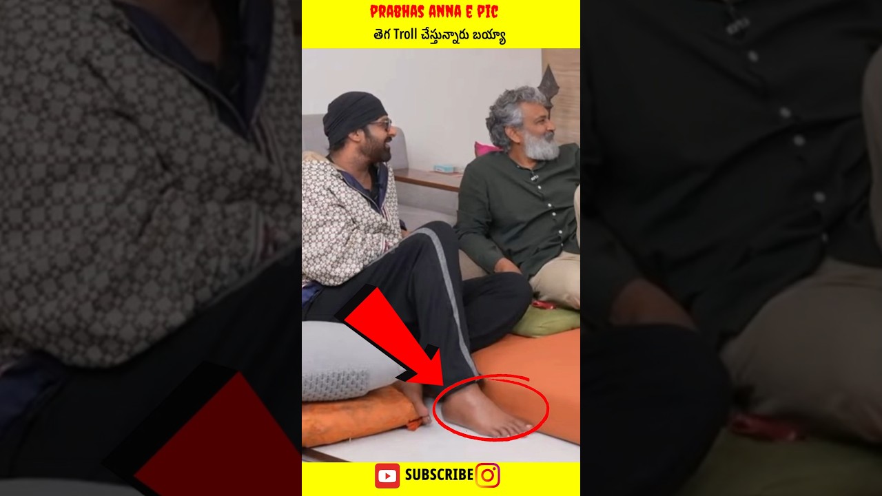 Prabhas Anna's Latest Pic Sparks Wild Trolls! 🔥 #Prabhas #Baahubali