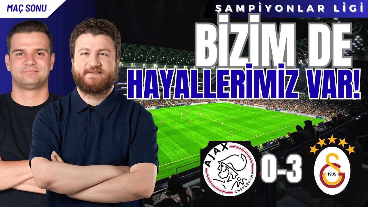 Galatasaray Ajax'ı 3-0 Yenerek Şampiyonlar Ligi'nde Turu Geçti! 🚀 İlk 8 Hedefi Yaklaştı