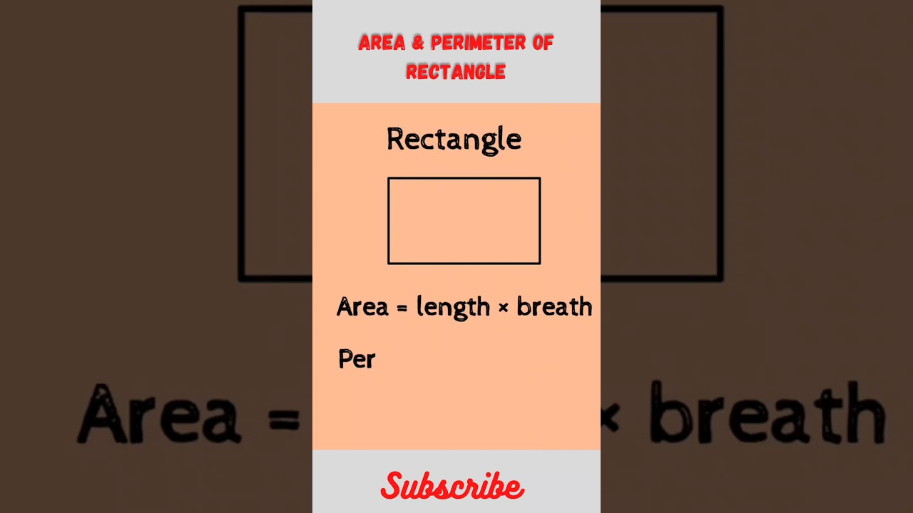 Learn How to Find the Area & Perimeter of a Rectangle 📐 | Basic Math Tips