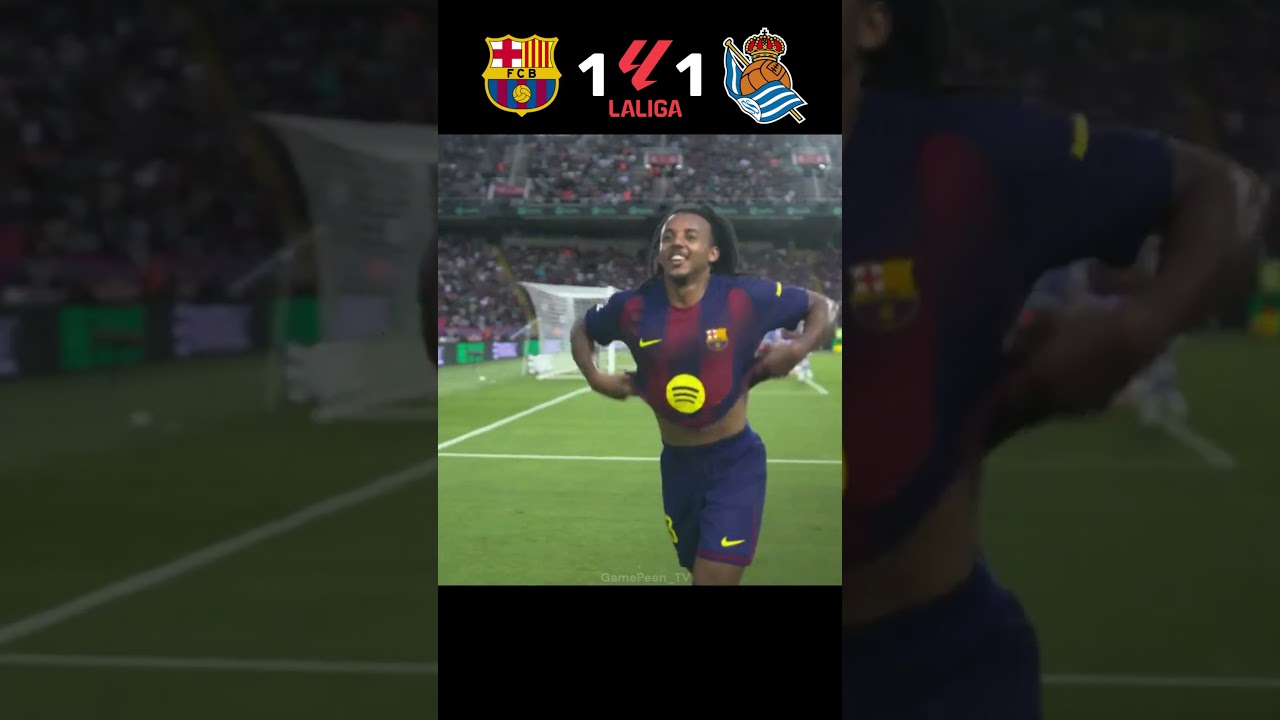 Barcelona Secures 2-1 Victory Over Real Sociedad ⚽ | Match Highlights