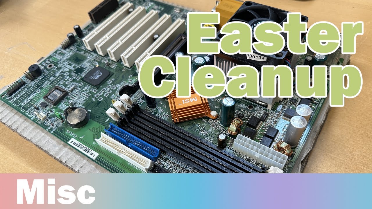 Easter Cleanup: MSI K7T Turbo & AT&T Globalyst 200S 🧹