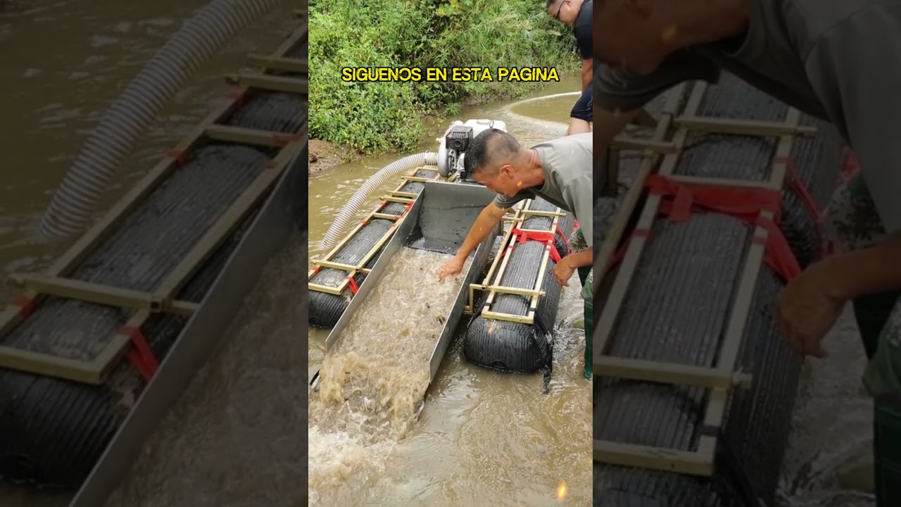Increíble máquina para extraer oro de ríos 🏞️