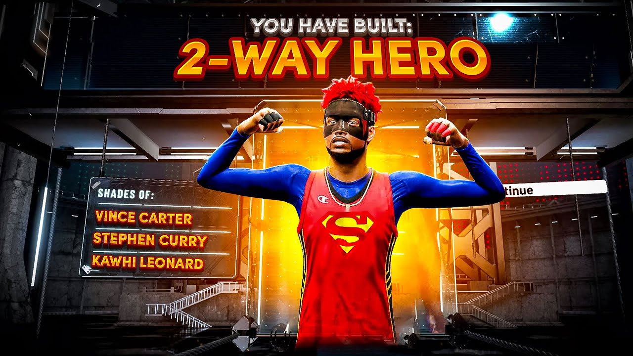 NEW "2-WAY HERO" BUILD is the BEST BUILD on NBA2K23! 100 DRIVING DUNK "DO IT ALL" BUILD IS INSANE!
