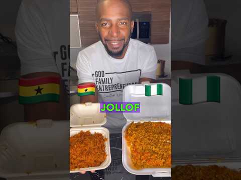 Nigeria VS Ghana Jollof 🇳🇬🇬🇭 #travel #ghana #nigeria #jollofrice