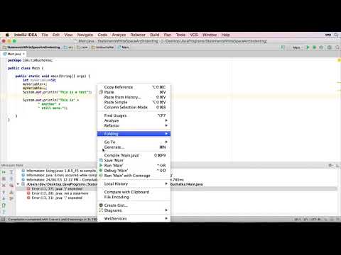 027 Statements Whitespace and Intentation Code Organization