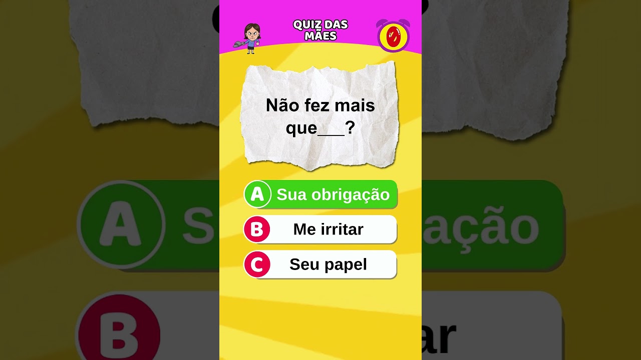 Desafie sua criatividade com o Quiz das Mães! 👩‍👧‍👦