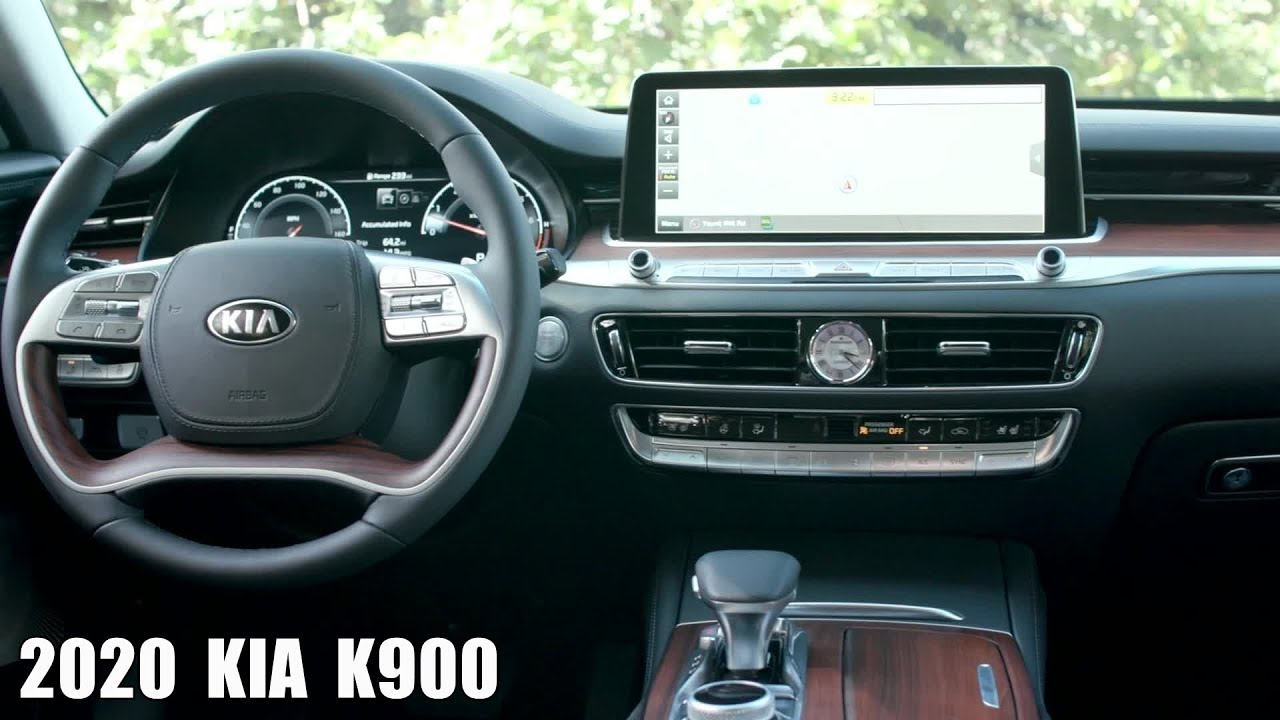 2020 Kia K900 Luxury Interior & Digital Displays