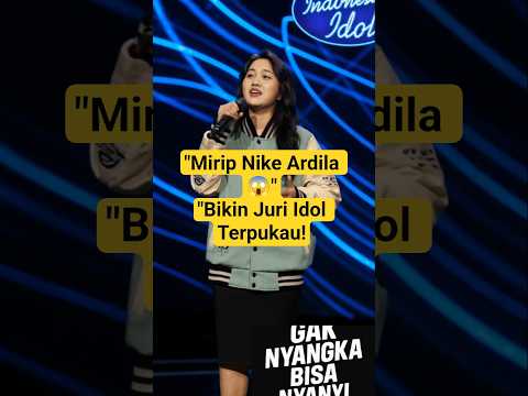 Wanita Mirip Nike Ardila Bikin Juri Indonesian Idol Terpukau 🎤 | Tribute to Nike Ardila #shortvideo