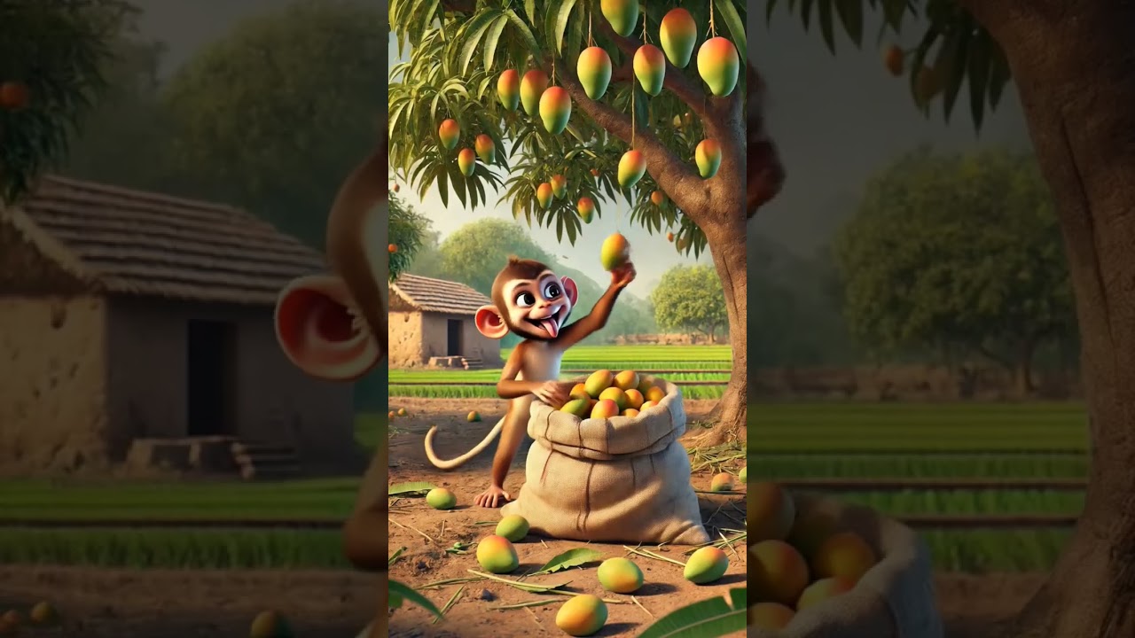 किसान और वफादार बंदर की दिलचस्प कहानी 🐒 | सीखने लायक मजेदार घटना