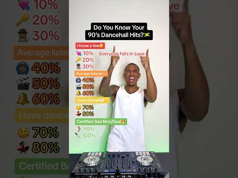 90’s Dancehall Challenge: Do You Know These Hits?🇯🇲