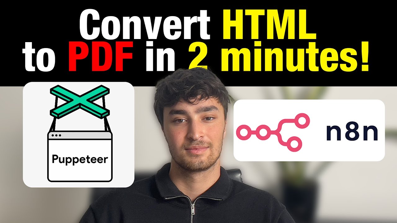 How to Convert HTML to PDF in n8n in Under 2 Minutes (Free, 2025 Guide)