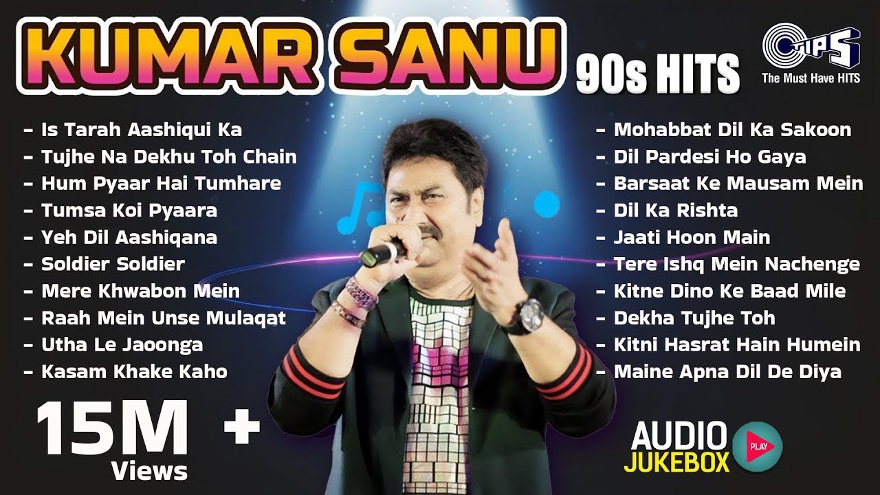 Kumar Sanu's Hit 90s Romantic Songs 🎶