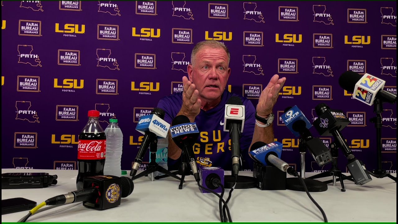 LSU Coach Brian Kelly Reacts to Narrow 24-19 Loss Against Ole Miss 🏈