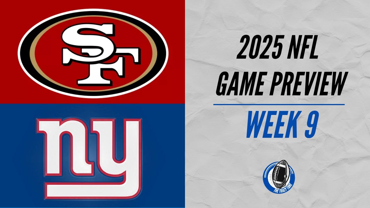 49ers vs Giants Week 9 NFL Preview 🏈