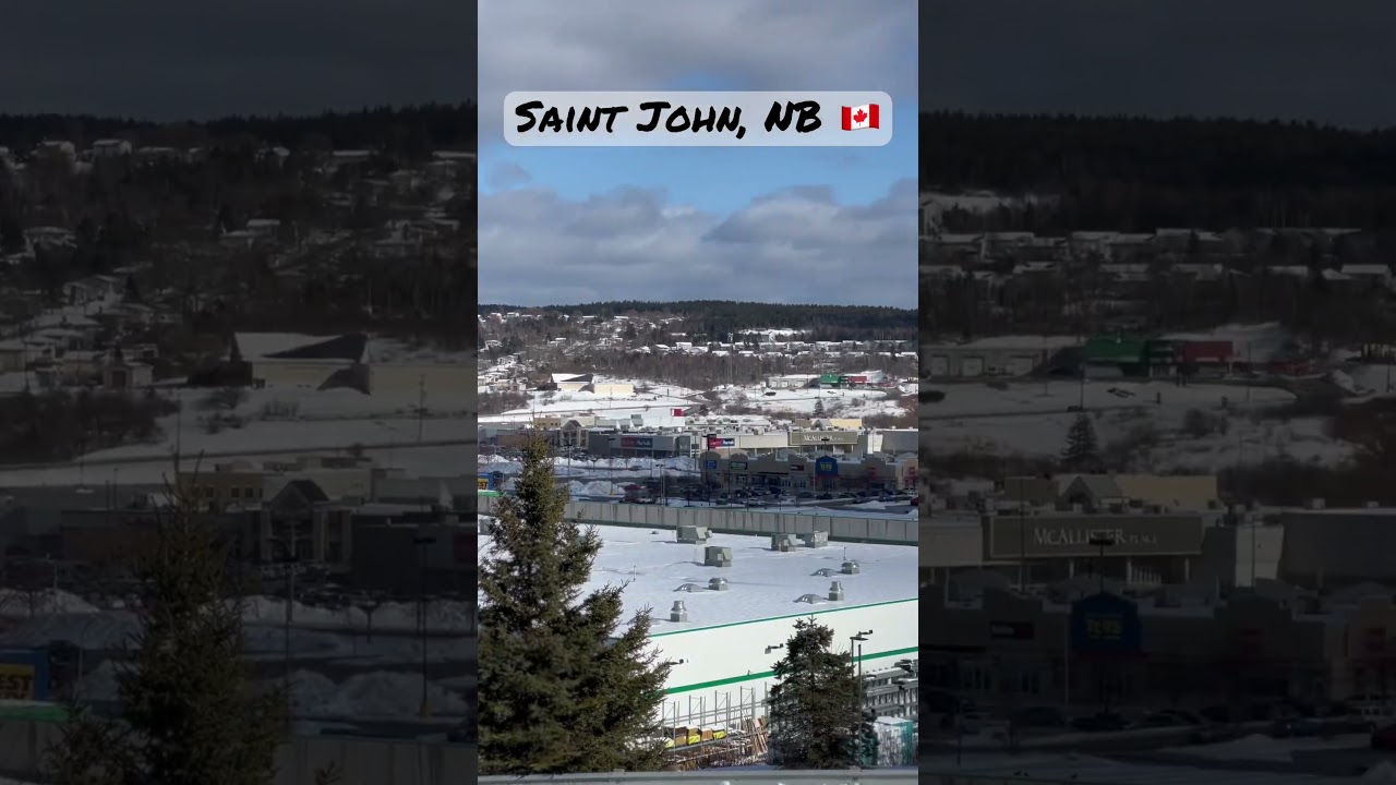Saint John, New Brunswick 🇨🇦 Canada. Atlantic Provinces town.