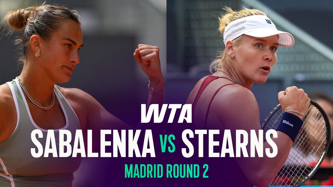 Sabalenka vs. Stearns | 2026 Madrid R2 Highlights 🎾