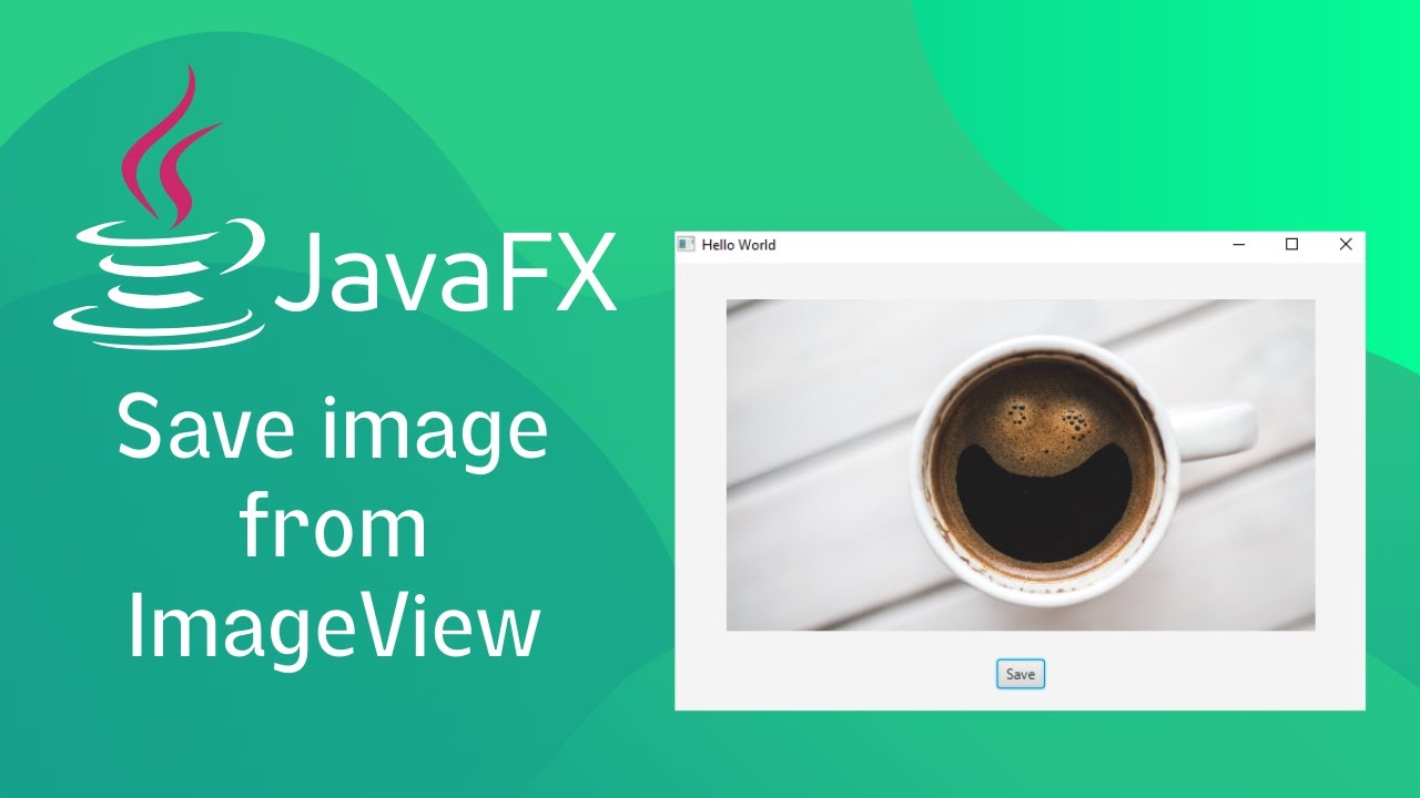Save Image from ImageView in JavaFX & Scene Builder