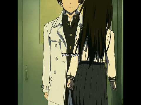 hyouka who will dry your eyes when it falls apart edit