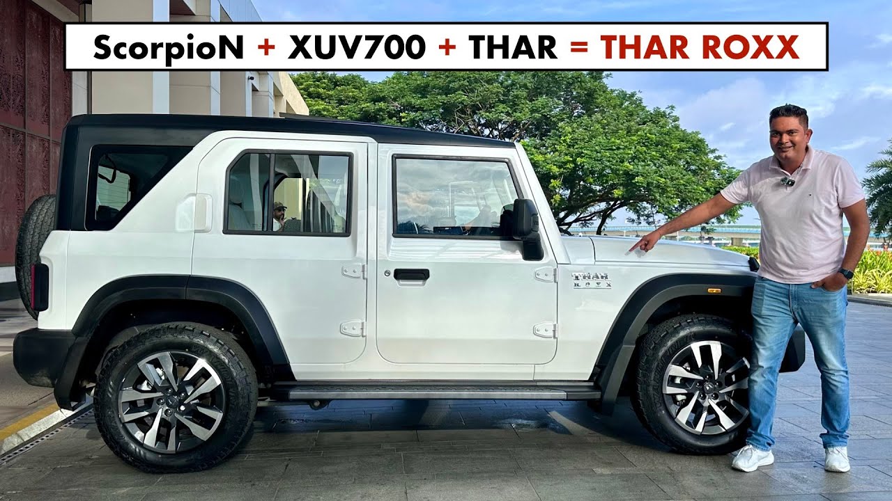 New Mahindra Thar ROXX 5-Door @ ₹12.99L 🚗