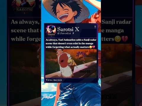 The added scene in episode 1147💔 #sanji #toeianimation #nasjuro #gorosei #onepiece