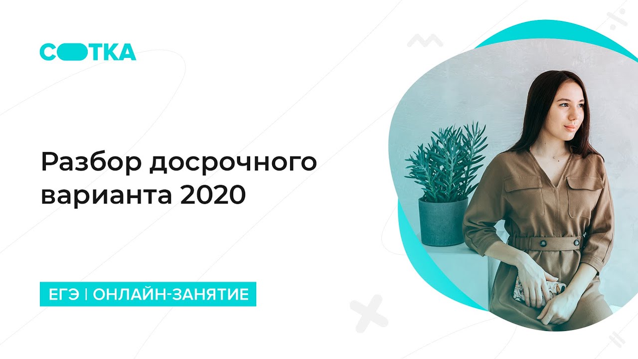 Досрочный ЕГЭ 2020 по литературе: разбор вариантов 📚