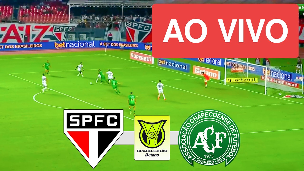 São Paulo x Chapecoense AO VIVO - Campeonato 2026 ⚽