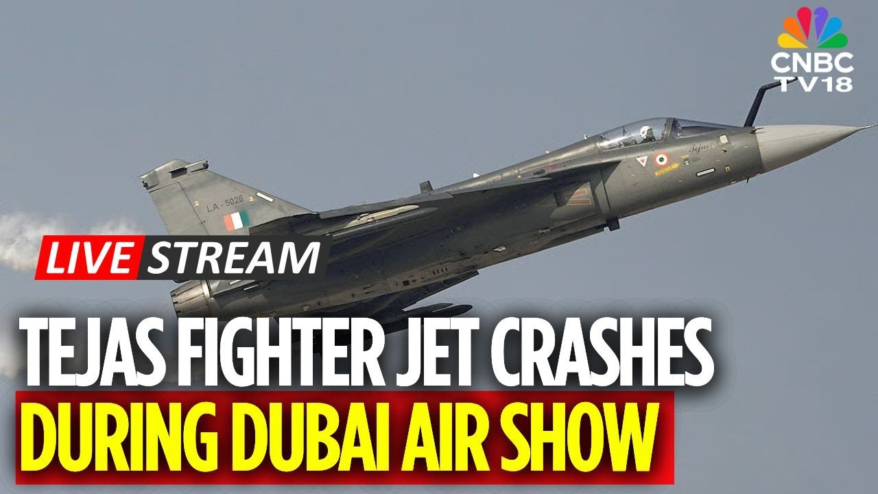 Tejas Jet Crashes at Dubai Air Show ✈️