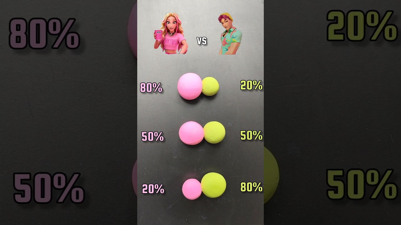 Epic Color Mixing Battle: KPop Demon Hunters vs Saja Boy 🎨 (Part 58)