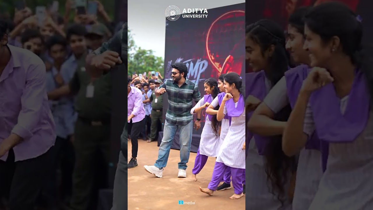 Campus Goes Crazy for Kiran Abbavaram! | K-Ramp Movie Team | Adtiya University - Surampalem