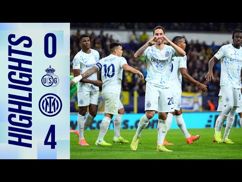 L'INTER CALA IL POKER A BRUXELLES 😎 | USG 0-4 INTER | HIGHLIGHTS UCL 25/26 ⚫🔵