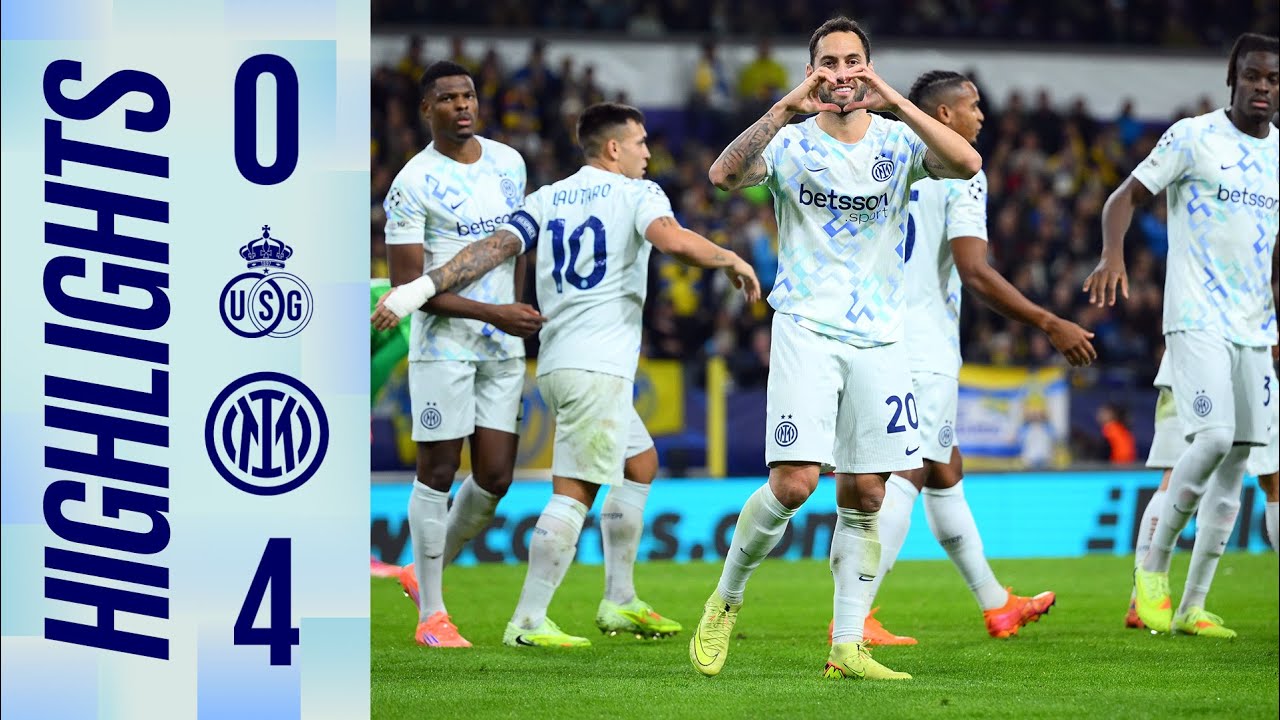 Inter domina a Bruxelles con una vittoria schiacciante 4-0 in UCL ⚫🔵