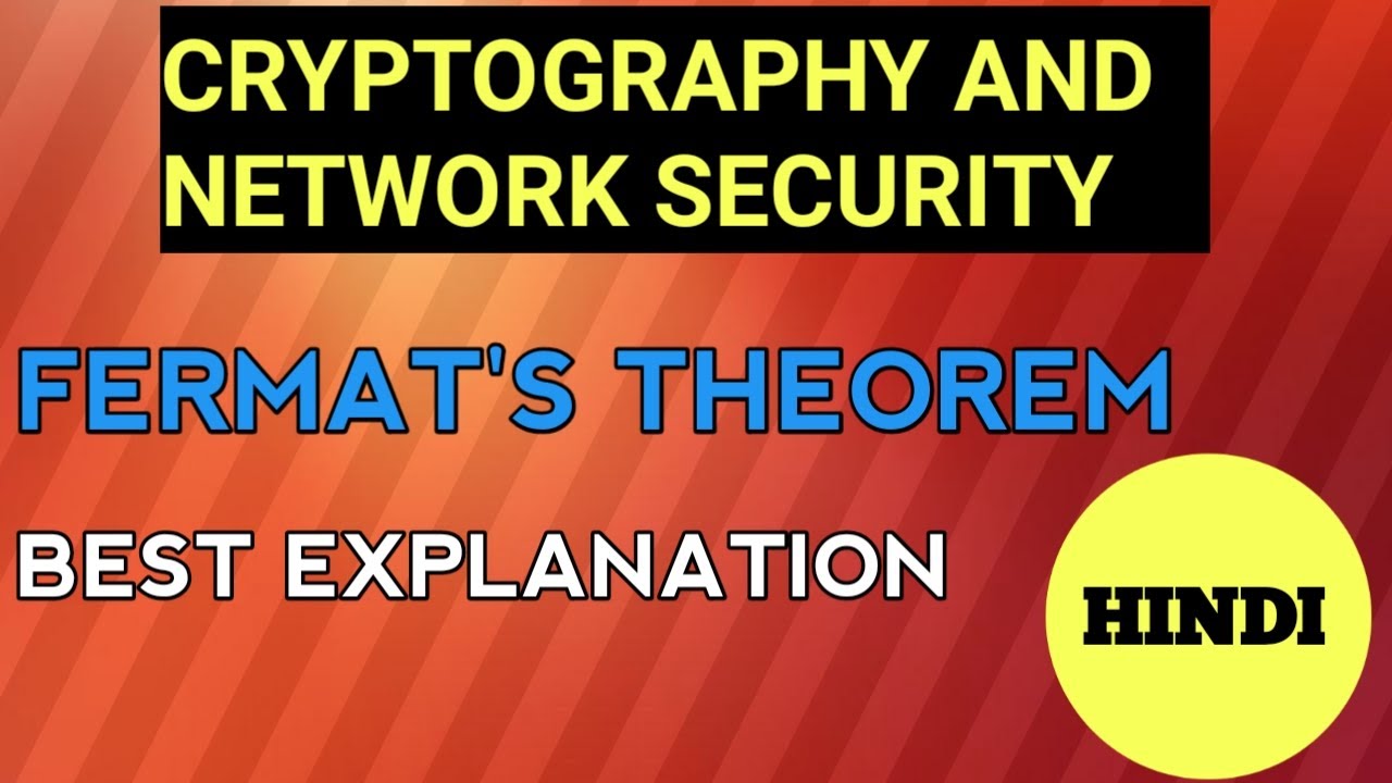 Understanding Fermat's Theorem in Cryptography π: Easy Hindi Guide