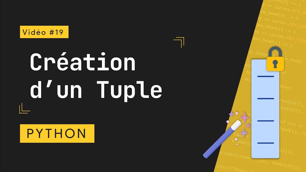 Python 19 : Maîtrisez les Tuples pour Optimiser votre Code 🐍