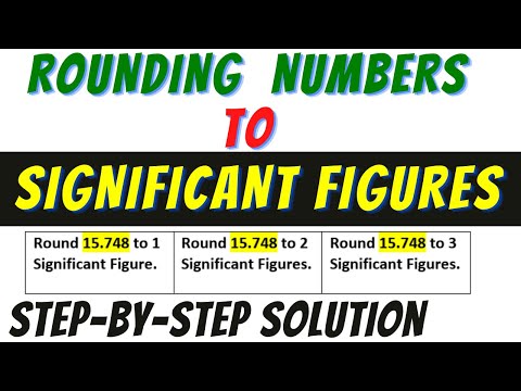 ROUNDING TO SIGNIFICANT FIGURES