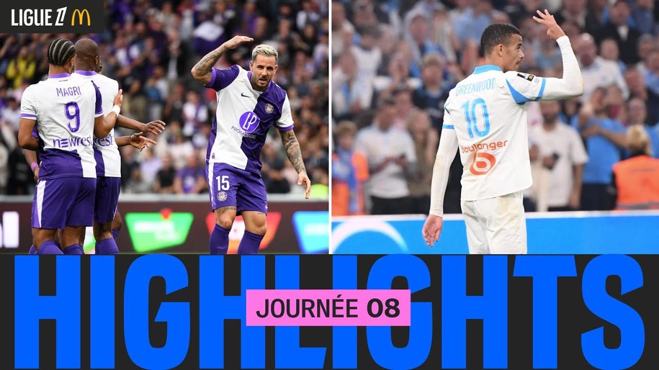 Résumé de la 8ème Journée de Ligue 1 McDonald's 2025/26 ⚽